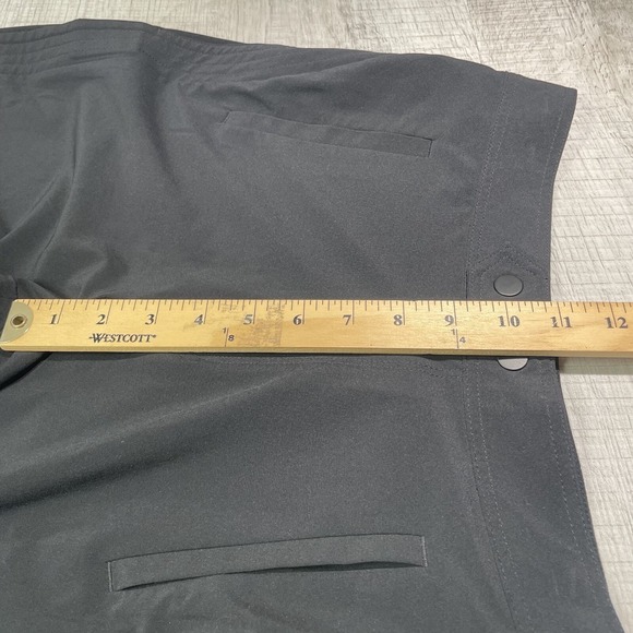 Athleta Uptown Ankle Pants Women's 2P Petite Black Pockets Office Casual Zipper - Picture 8 of 13